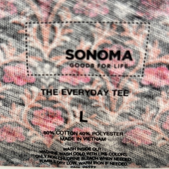 Sonoma multi coloured print tee. - Picture 3 of 5